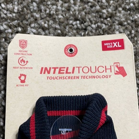 Levi's Jersey Fleece Mixed Media Gloves - Picture 2 of 4